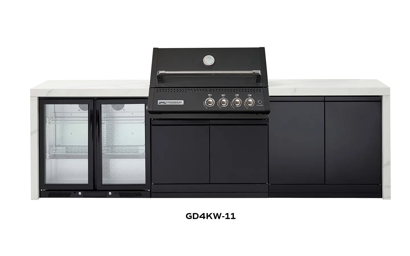 XPlor Outdoor Black BBQ White benchtop GD4KW-11 XPlor Outdoor Black BBQ White benchtop GD4KW-11