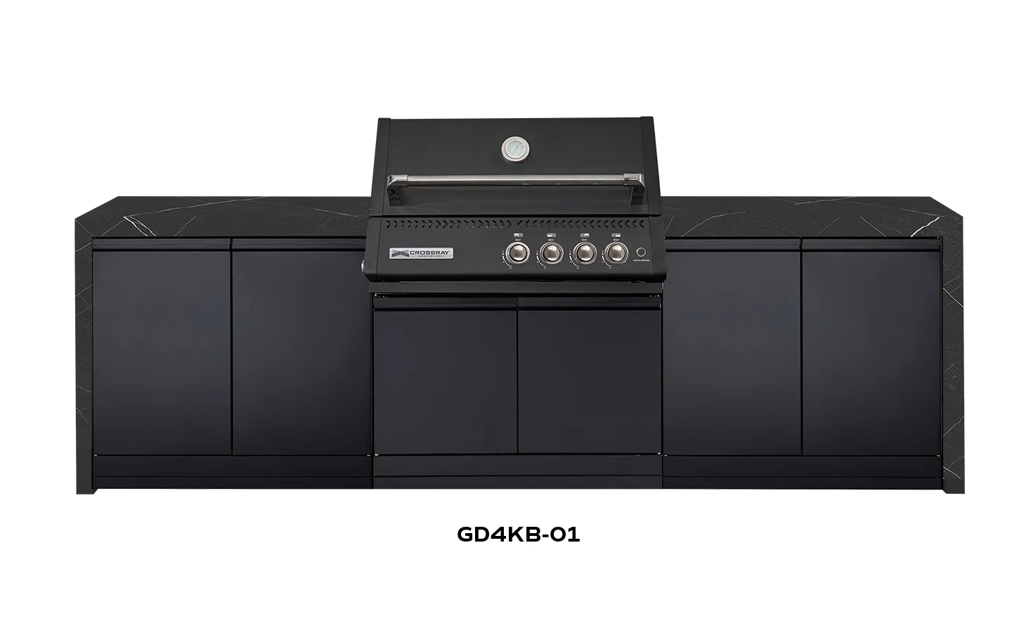XPlor-Outdoor-Black-benchtop-GD4KB-01 XPlor Black BBQ Black benchtop GD4KB-01