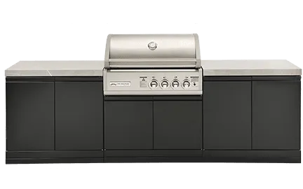 4B Outdoor TC4K-05 4B Gas BBQ Outdoor Kitchen with flat benchtops
