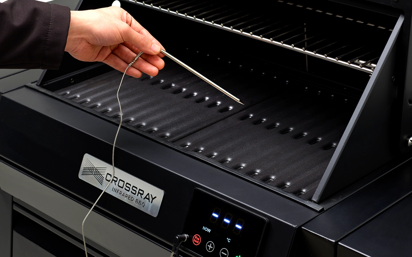 eXtreme-probe Electric BBQ with meat probe