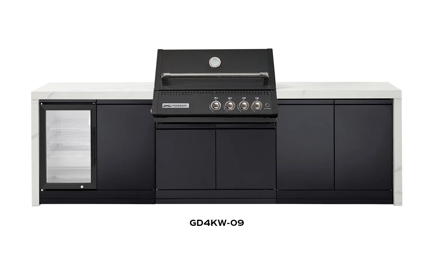 XPlor Outdoor Black BBQ White benchtop GD4KW-09 XPlor Outdoor Black BBQ White benchtop GD4KW-09