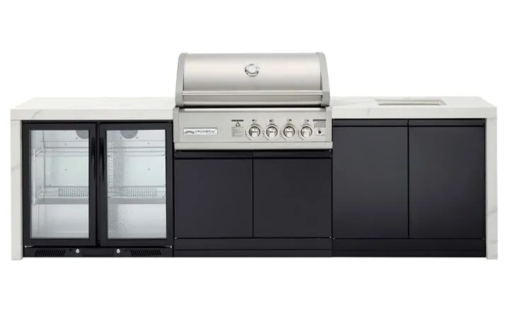 PREMIUM 4B Outdoor Kitchen Double Fridge and Sink PREMIUM 4B Outdoor Kitchen Double Fridge and Sink