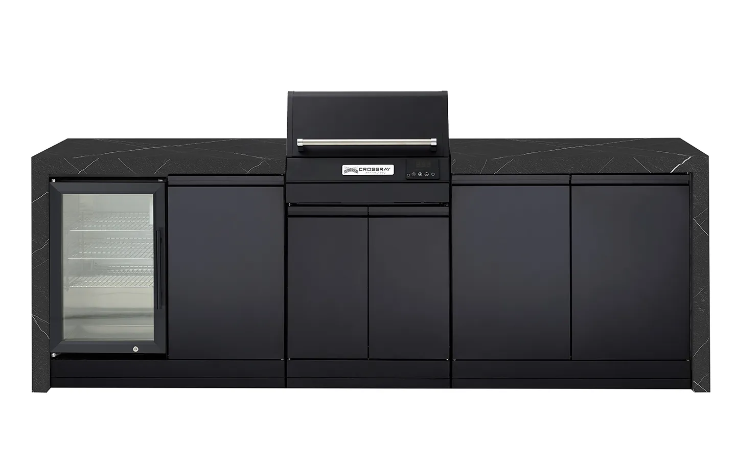 TCEK-09-eXtreme-Electric-Kitchen-black-bench extreme kitchen Black bench TCEK-09