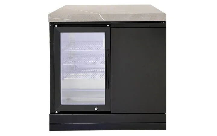Outdoor-Cabinet-with-Fridge Outdoor Cabinet with Single Fridge
