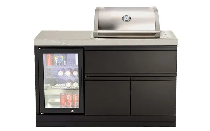 TC2K-MK1-mini-with-black-fridge-720×450-1 Mini Kitchen Gas BBQ with Fridge