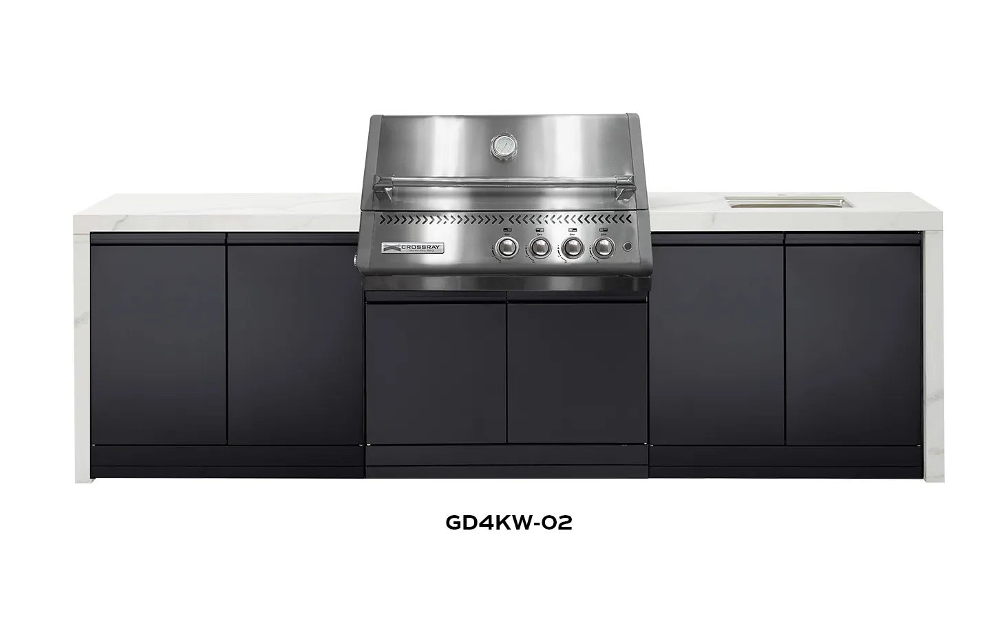 XPlor Outdoor SS BBQ White benchtop GD4KW-02 XPlor Outdoor SS BBQ White benchtop GD4KW-02