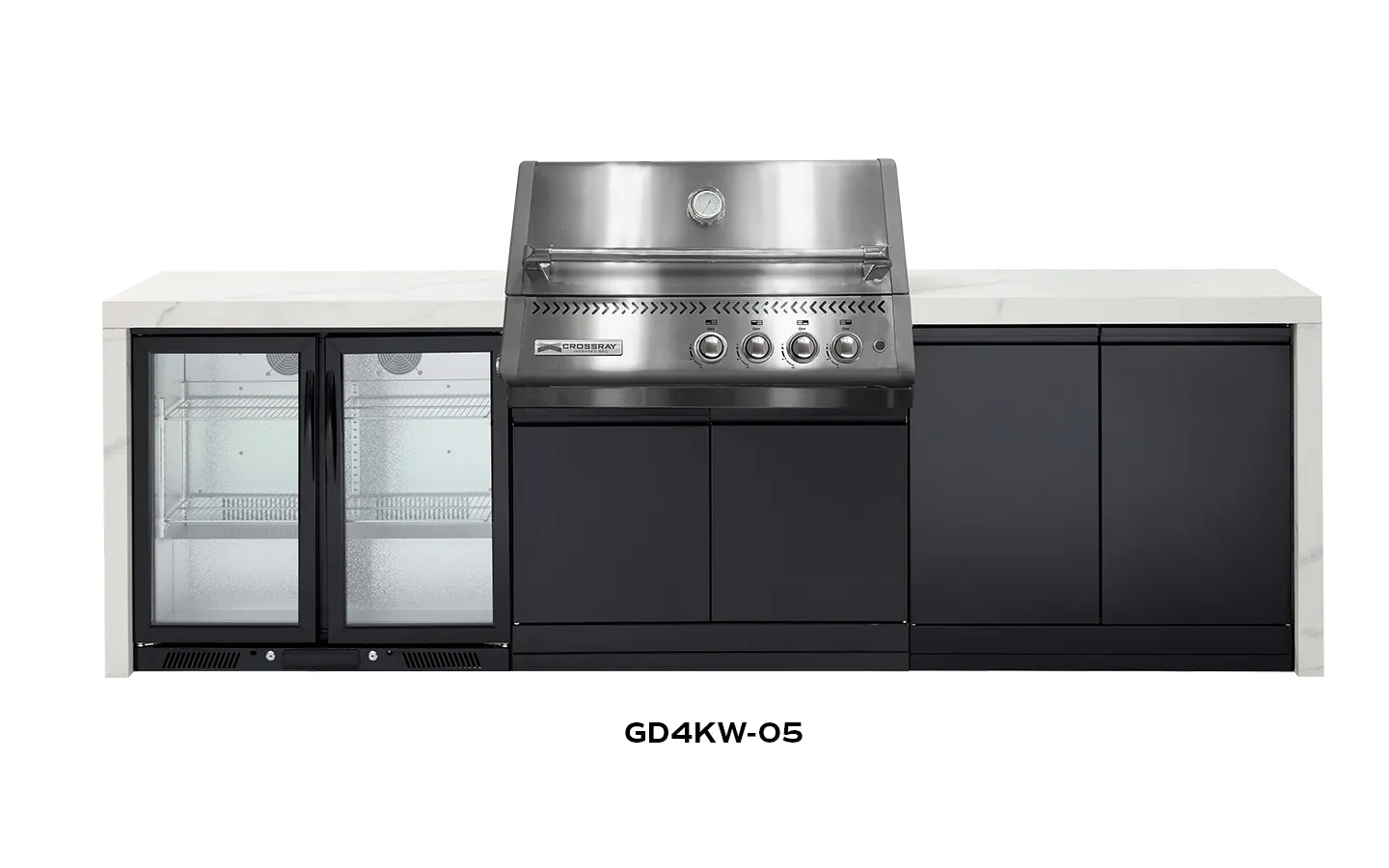 XPlor Outdoor SS BBQ White benchtop GD4KW-05 XPlor Outdoor SS BBQ White benchtop GD4KW-05