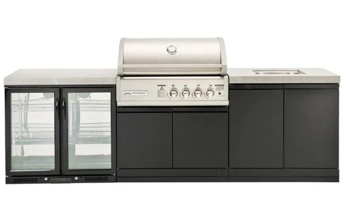 4B-Gas-BBQ-Outdoor-Kitchen-TC4K-10 4 burner outdoor kitchen