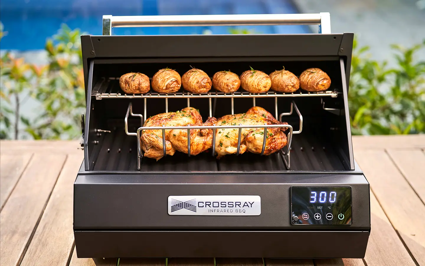 eXtreme-electric-BBQ-rotisserie-chicken Electric BBQ roast