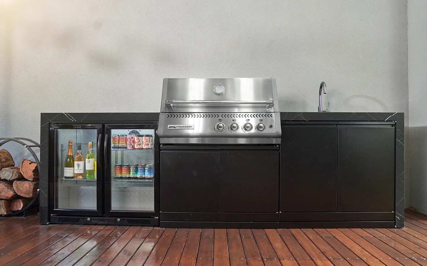 TCX-XPlor-SS-BBQ-black-benchtop-Instiu TCX XPlor - Silver BBQ black benchtop insitu
