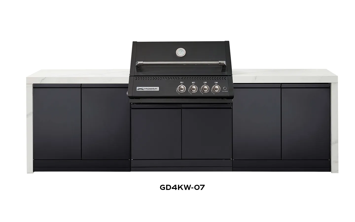XPlor Outdoor Black BBQ White benchtop GD4KW-07 XPlor Outdoor Black BBQ White benchtop GD4KW-07