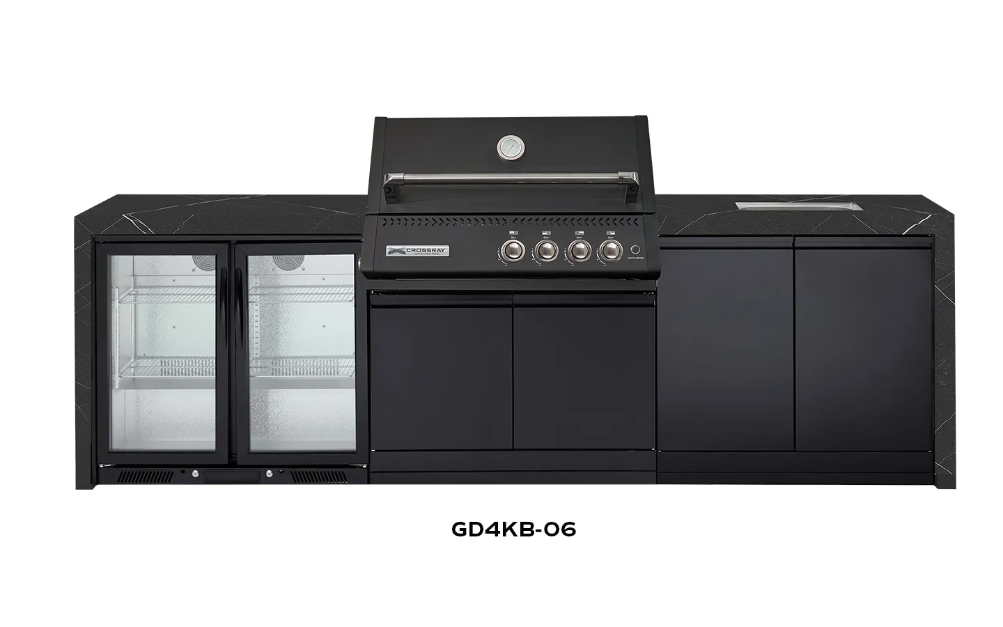 XPlor-Outdoor-Black-benchtop-GD4KB-06 XPlor Outdoor Kitchen