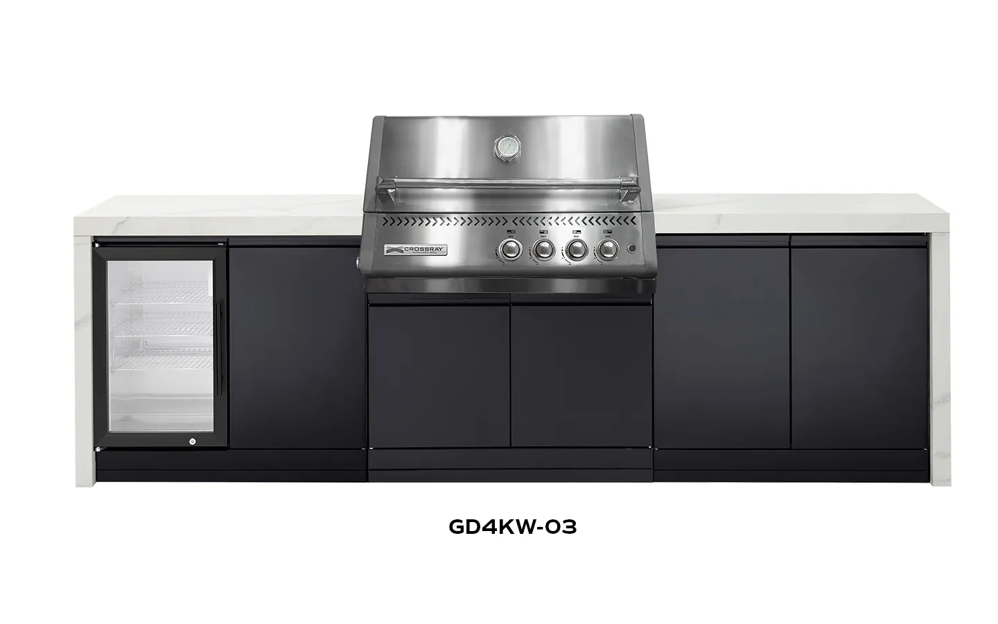 XPlor Outdoor SS BBQ White benchtop GD4KW-03 XPlor Outdoor SS BBQ White benchtop GD4KW-03