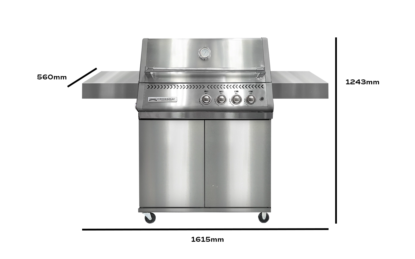 XPlor Trolley TCX4PL Dimensions