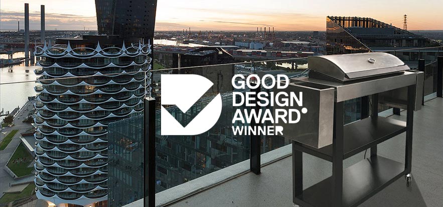 Good design award winner, infrared bbq, crossray barbeques