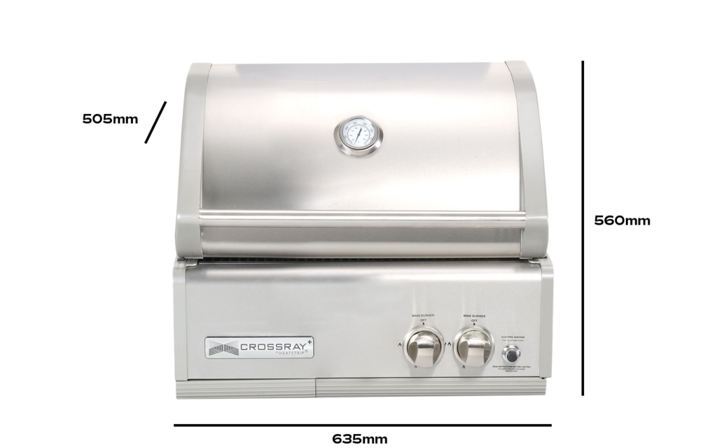 Buy Inbuilt 2 Burner Gas BBQ CROSSRAY®