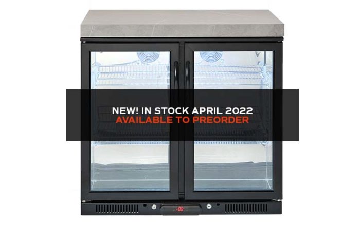 Outdoor kitchen double fridge backorder April 2022