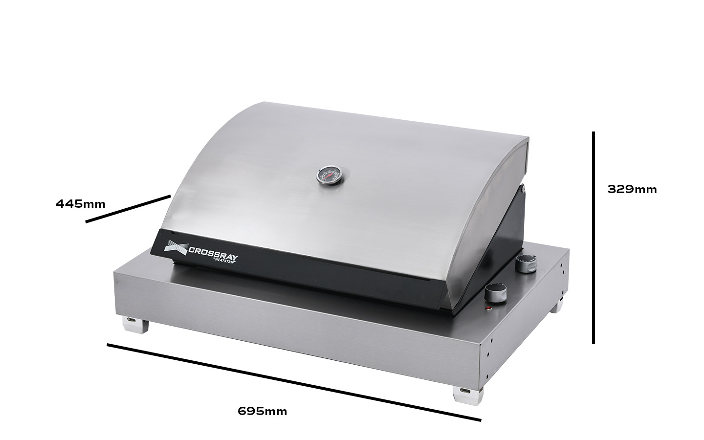 Electric Portable BBQ Dimensions