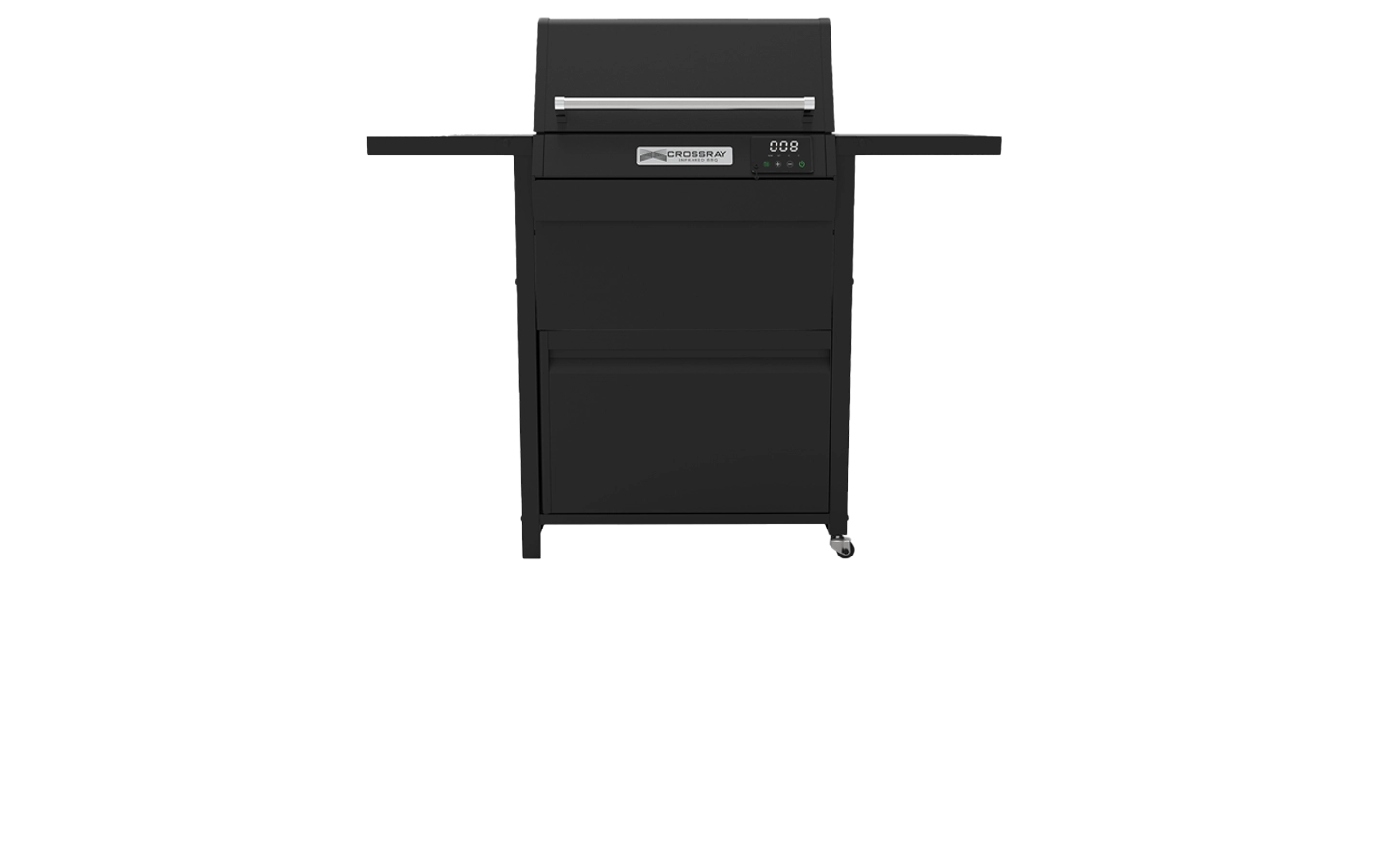 Electric BBQ high lid trolley