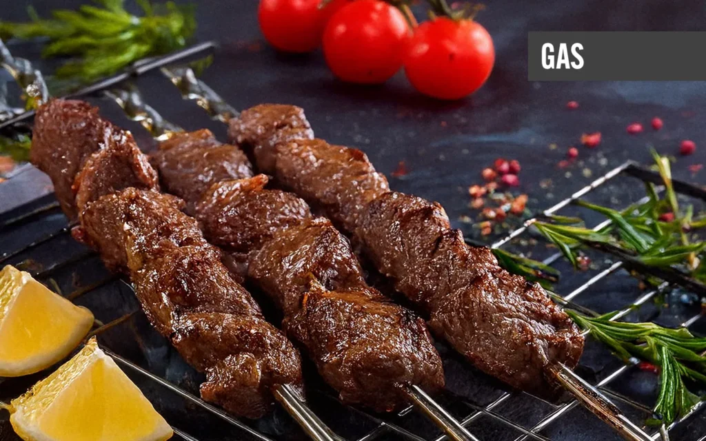 Brazilian Beef Kebabs Gas BBQ