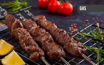Brazilian Beef Kebabs Gas BBQ