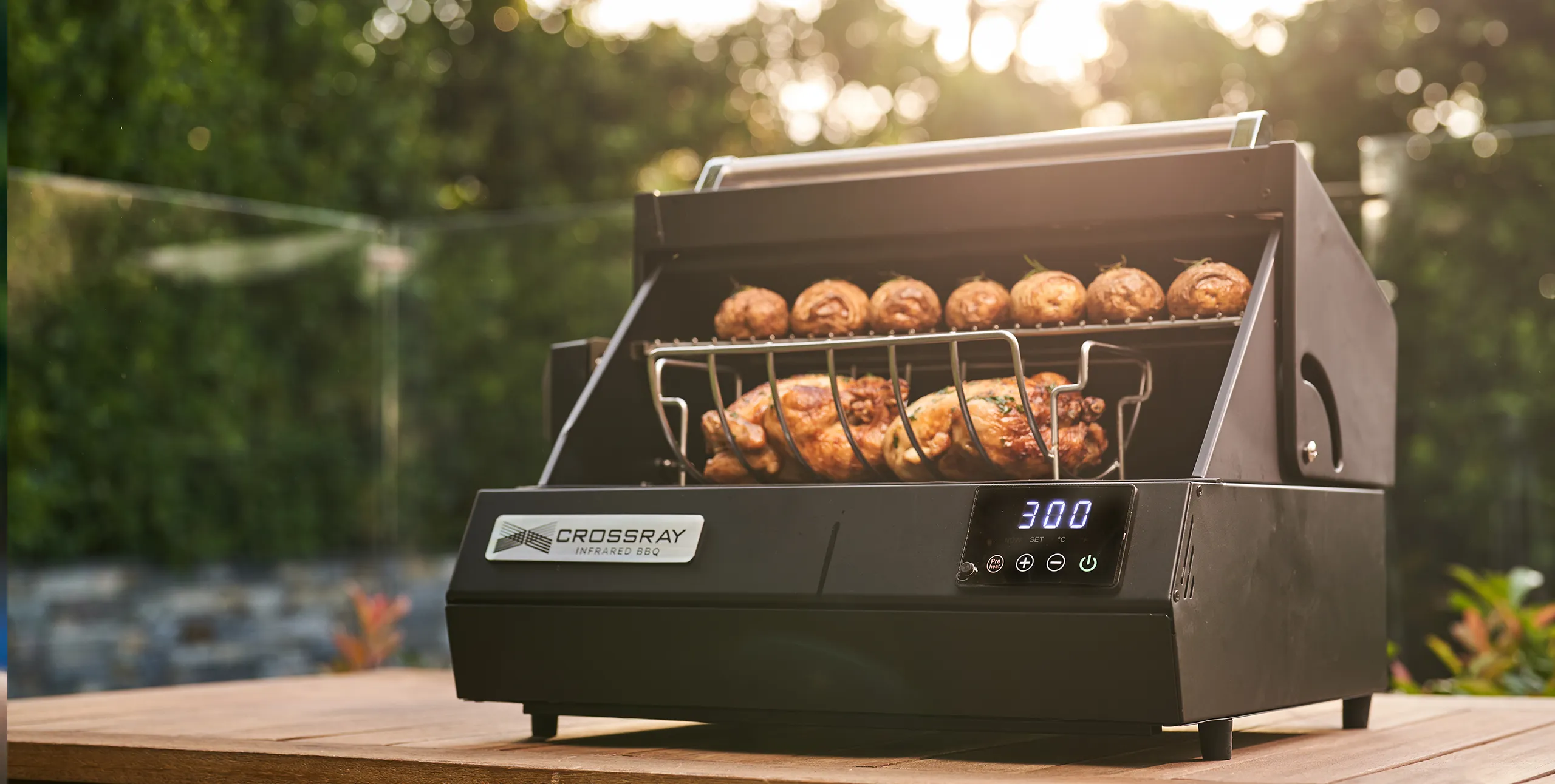 Crossray Extreme portable electric BBQ