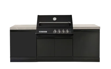 Xplor compact kitchen with Black BBQ